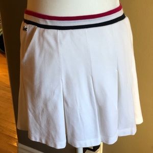 Lacoste tennis skirt white size 36